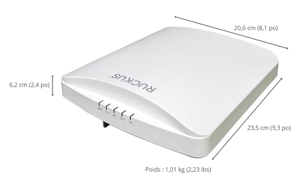   WiFi   Unleashed : R750 dual-band 802.11abgn-ac-ax (WiFi6) Wireless Access Point with Multi-Gigabit Ethernet backhaul and onboard BLE-ZIgbee,, 4x4:4 streams (5GHz) 4x4:4 streams (2... (9U1-R750-WW00)