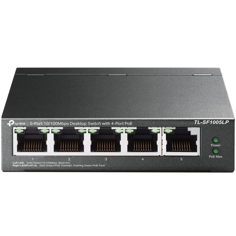  Switch ethernet Switch 5 ports 10/100 dont 4 PoE 41 W TL-SF1005LP