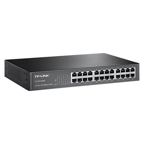   Switch ethernet   Switch 24 ports 10/100 Mbits 13 Metal TL-SF1024D